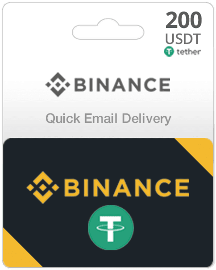 200 USDT Tether Binance Gift Card