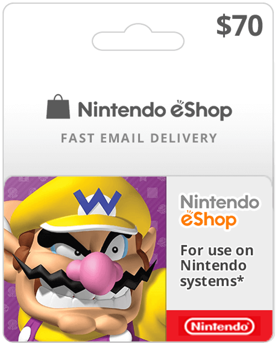 $70 eShop Card