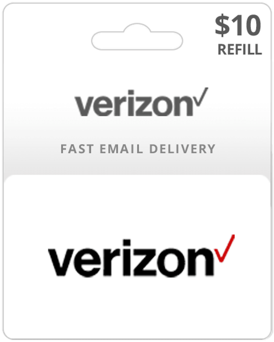 $10 Verizon Prepaid Gift Card