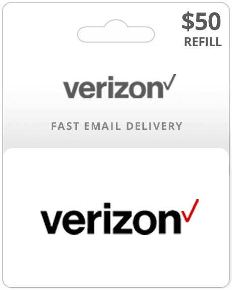 $50 Verizon Prepaid Gift Card