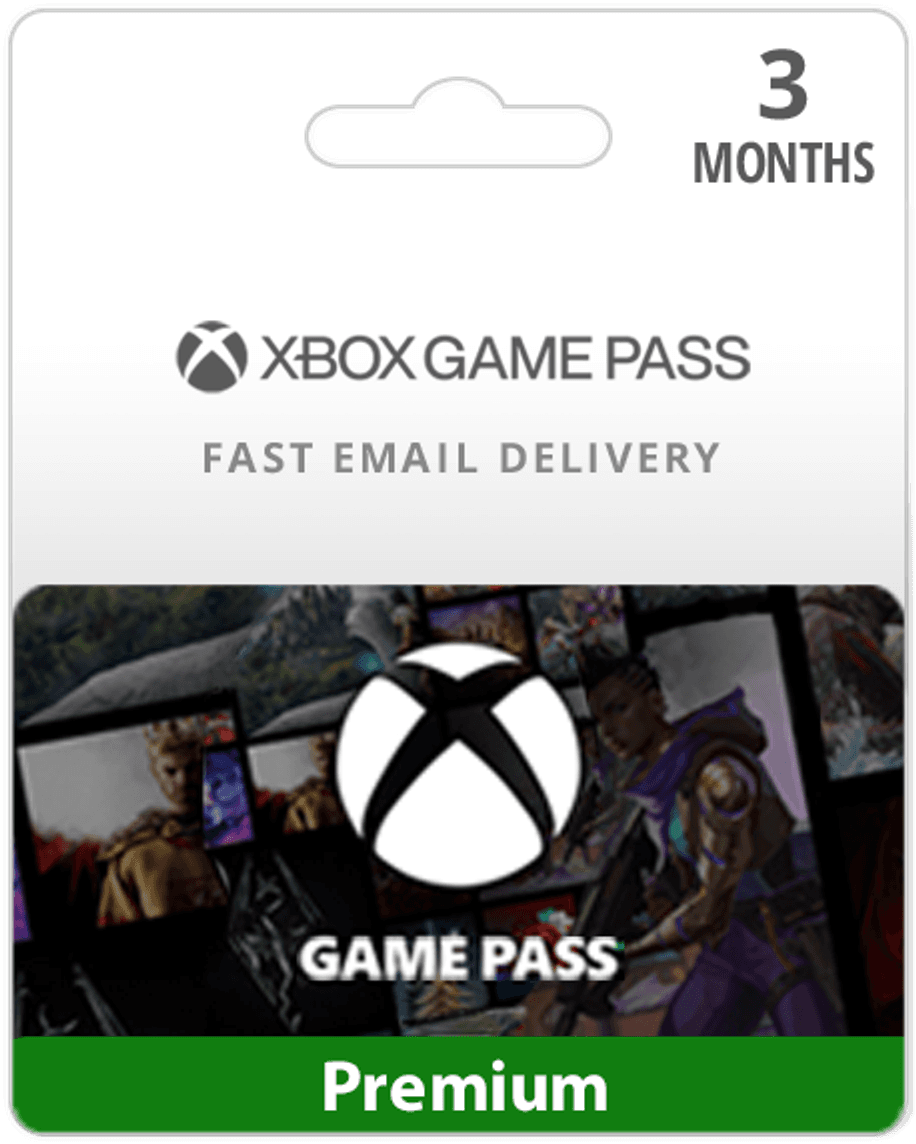 3 Month Xbox Game Pass Premium Membership Card (Email Delivery)
