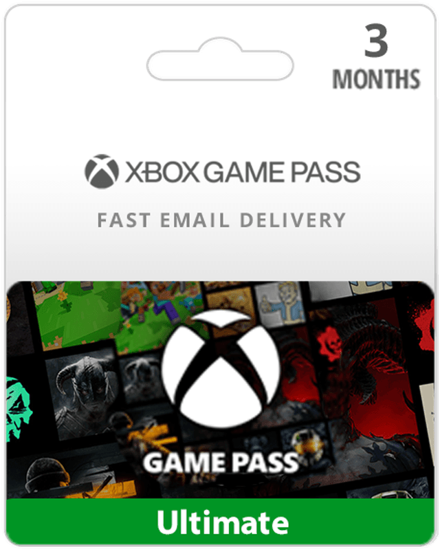 3 Month Xbox Game Pass Ultimate w/ Xbox Live (Email Delivery)