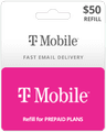 $50 T-Mobile Prepaid Gift Card